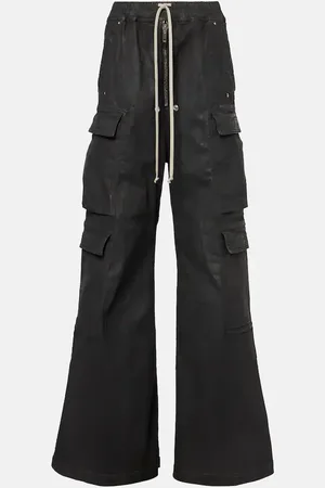 Rick Owens Weite Hose aus einem Baumwollgemisch