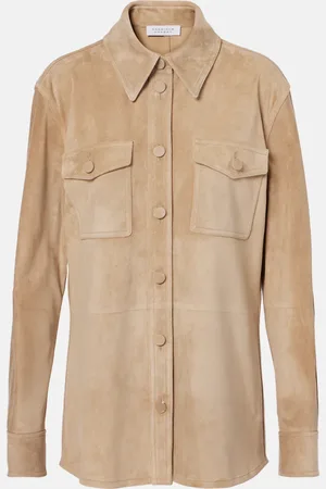 GABRIELA HEARST Hemdjacke Irene aus Veloursleder