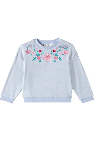Louise Misha Besticktes Sweatshirt Rosalia aus Baumwolle