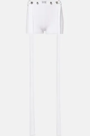 Jean Paul Gaultier High-Rise Shorts aus Baumwolle