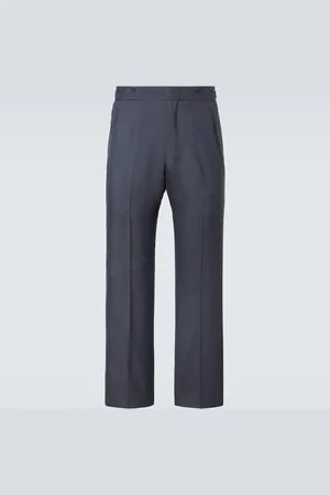 Prada Gerade Hose aus Mohair und Seide