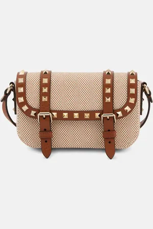 VALENTINO GARAVANI Schultertasche Rockstud Micro aus Canvas