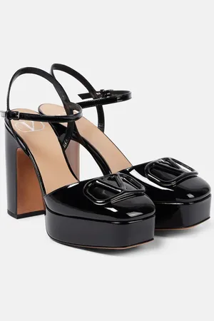 VALENTINO GARAVANI Plateau-Pumps VLogo Signature 115 aus Lackleder