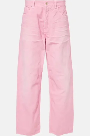 Balenciaga High-Rise Wide-Leg Jeans