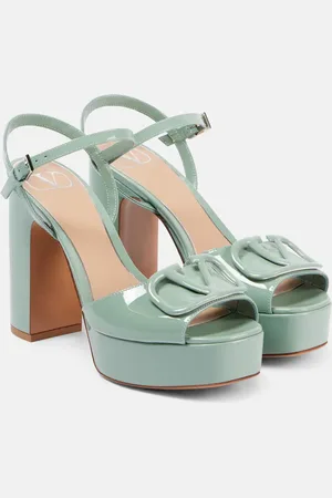 VALENTINO GARAVANI Plateausandalen VLogo Signature 115 aus Lackleder