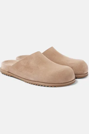 Rick Owens Slippers Granola aus Veloursleder