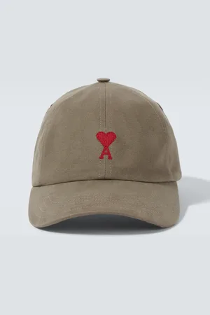 Ami Baseballcap Ami de Cœur aus Baumwoll-Gabardine