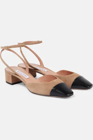 Aquazzura Pumps French Flirt 35 aus Veloursleder mit Leder