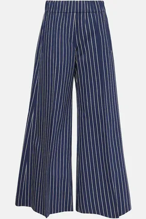 Brunello Cucinelli Weite Hose aus Baumwolle und Seide
