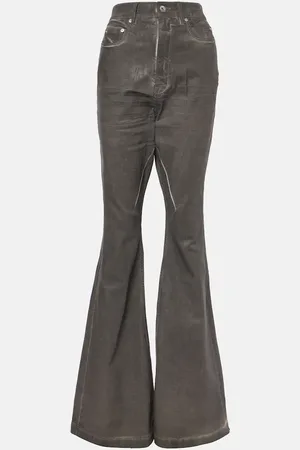 Rick Owens High-Rise Bootcut Jeans Bolan