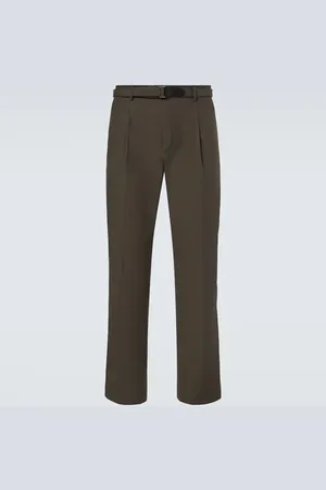 BRIONI Gerade Hose Madeira aus einem Baumwollgemisch