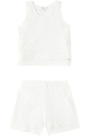 Chloé Chloé Kids Set aus Top und Shorts aus Baumwolle