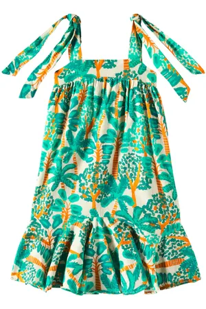 FÁBULA Fábula Bedrucktes Kleid Da Mata aus Baumwolle
