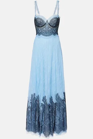 Costarellos Robe Gallie Chantilly aus Spitze
