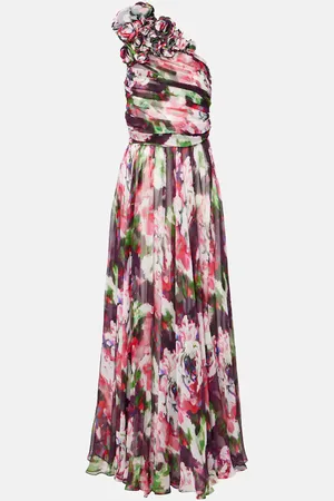 Costarellos Robe Jera aus Seiden-Georgette
