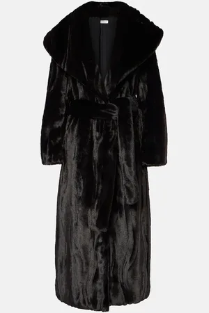 Nour Hammour Mantel Giovanna aus Faux Fur