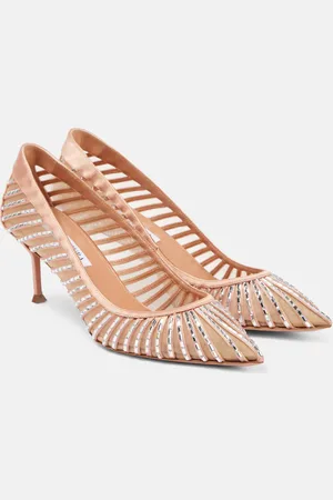 Aquazzura Pumps Passions Crystal 65 aus Satin