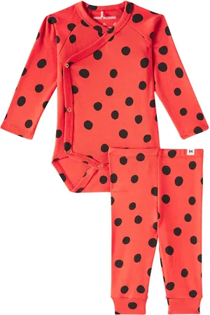 Mini Rodini Baby Set aus Body und Leggings aus Baumwolle
