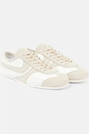DRIES VAN NOTEN Sneakers aus Leder mit Veloursleder