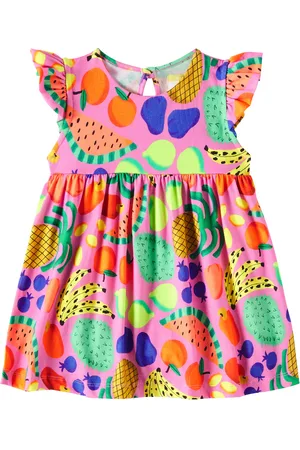 FÁBULA Fábula Baby Bedrucktes Kleid aus Baumwolle