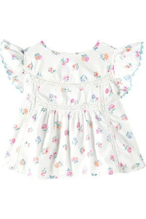 Louise Misha Baby Bedrucktes Top Armande aus Baumwollpopeline