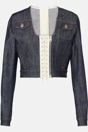 Jean Paul Gaultier Cropped-Jeansjacke