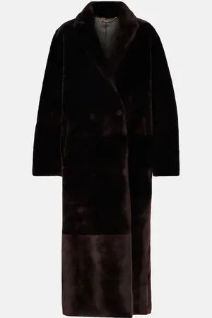 Nour Hammour Mantel Samara aus Shearling