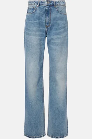 Ami High-Rise Wide-Leg Jeans