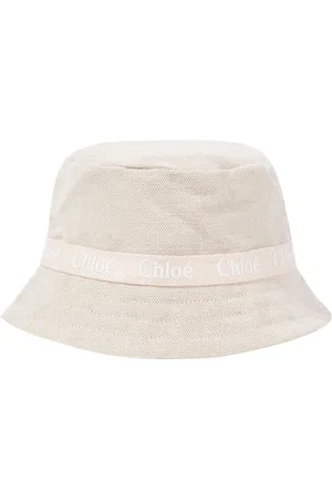 Chloé Chloé Kids Hut aus Jute und Baumwolle