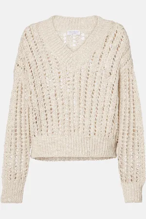 Brunello Cucinelli Pullover aus Strick mit Pailletten