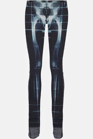 Jean Paul Gaultier Gerade Hose Squeletor aus Mesh