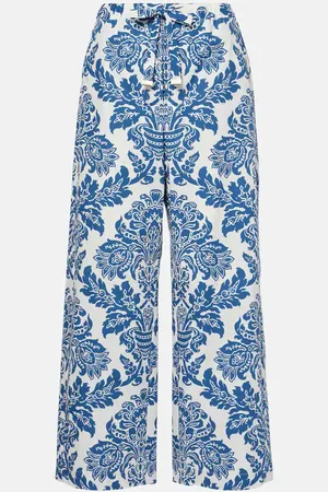 Max Mara Weite Hose Merano aus Baumwolle