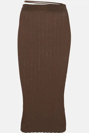 Jacquemus Midirock Pralu aus Rippstrick