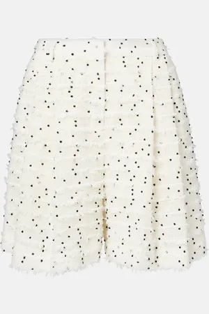 Nina Ricci High-Rise Shorts aus Tweed