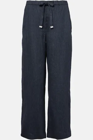 Max Mara Gerade Hose Aris aus einem Leinengemisch