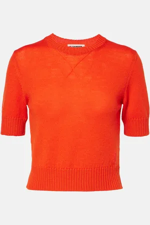 Jil Sander Top aus Schurwolle