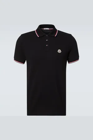 Moncler Polohemd aus Baumwoll-Piqué