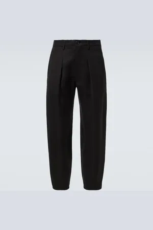 Giorgio Armani Weite Mid-Rise-Hose