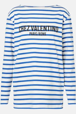 VALENTINO Longsleeve Chez aus Baumwoll-Jersey