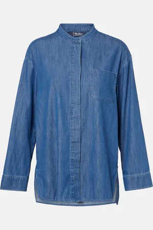 Max Mara Top Unito aus Denim