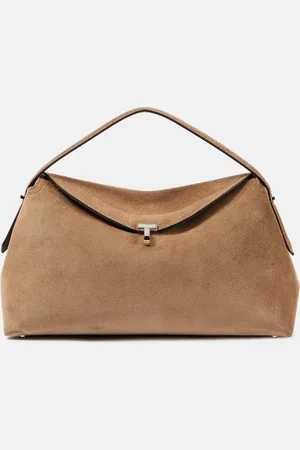 Totême Tote T-Lock aus Veloursleder