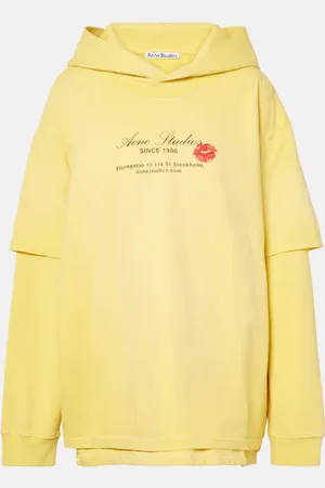 Acne Studios Bedruckter Hoodie aus Baumwoll-Jersey