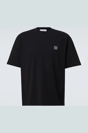 Stone Island T-Shirt Compass aus Baumwoll-Jersey