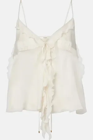 Chloé Chloé Top aus Seiden-Charmeuse