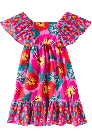 FÁBULA Fábula Bedrucktes Kleid Chita Plim aus Baumwolle
