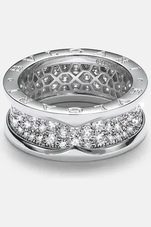 Bvlgari Ring B.zero1 aus 18kt Weißgold mit Diamanten