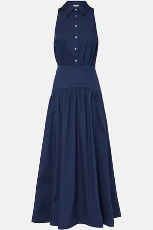 Staud Hemdblusenkleid Romy aus Baumwolle