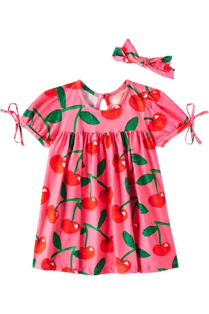 FÁBULA Fábula Baby Set aus Kleid und Stirnband aus Baumwolle
