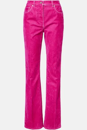 Salvatore Ferragamo Gerade Hose aus einem Baumwollgemisch
