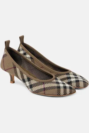 Burberry Pumps Check aus Jacquard
